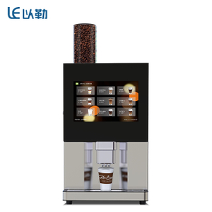 Máquina expendedora de café recién molido de autoservicio completamente automática comercial completamente automática de café espresso en grano a taza