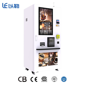 Máquina expendedora de café helado de alto rendimiento con pantalla táctil